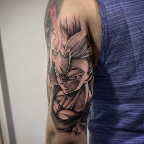 Trunks Dragon Ball Z tattoo