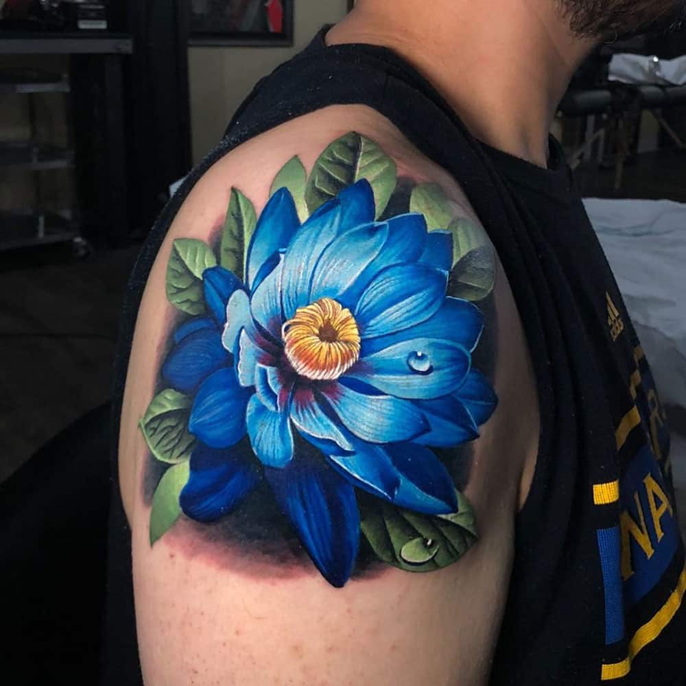 Kleuren lotus tattoo Cheeseburger Champion