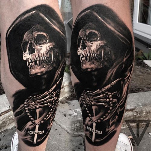 The Reaper tattoo Roman Vainer