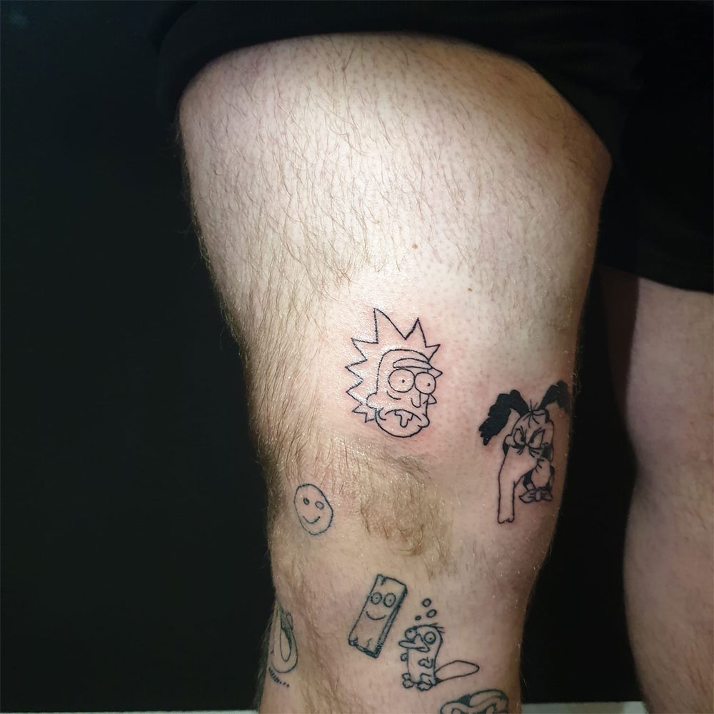 Rick Sanchez tattoo Rick and Morty Sem