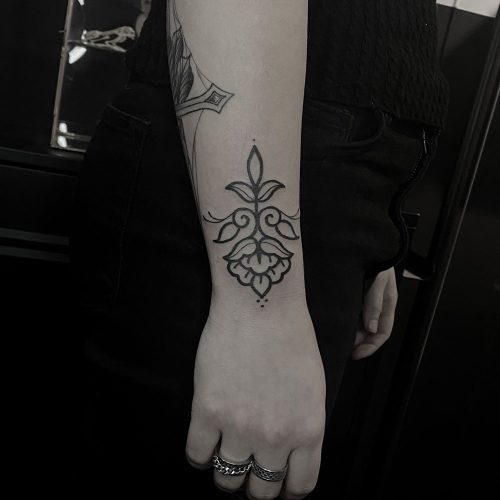 Ornamental tattoo design Danique