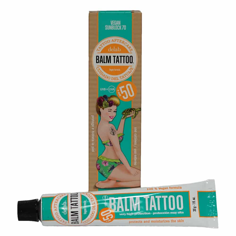 Balm tattoo vegan sunblock 70 aftercare spf50 tattoo nazorg