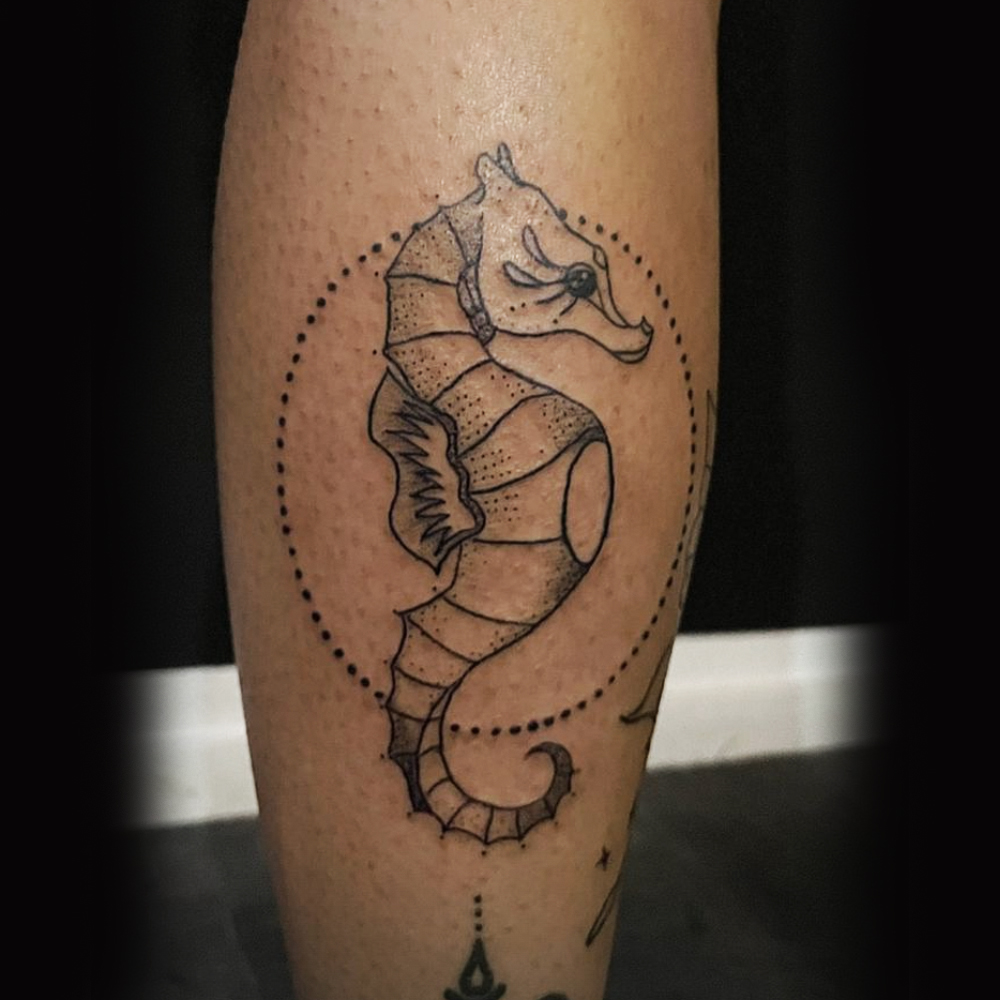 zeepaard  tatoeage seahorse tattoo tatoeage