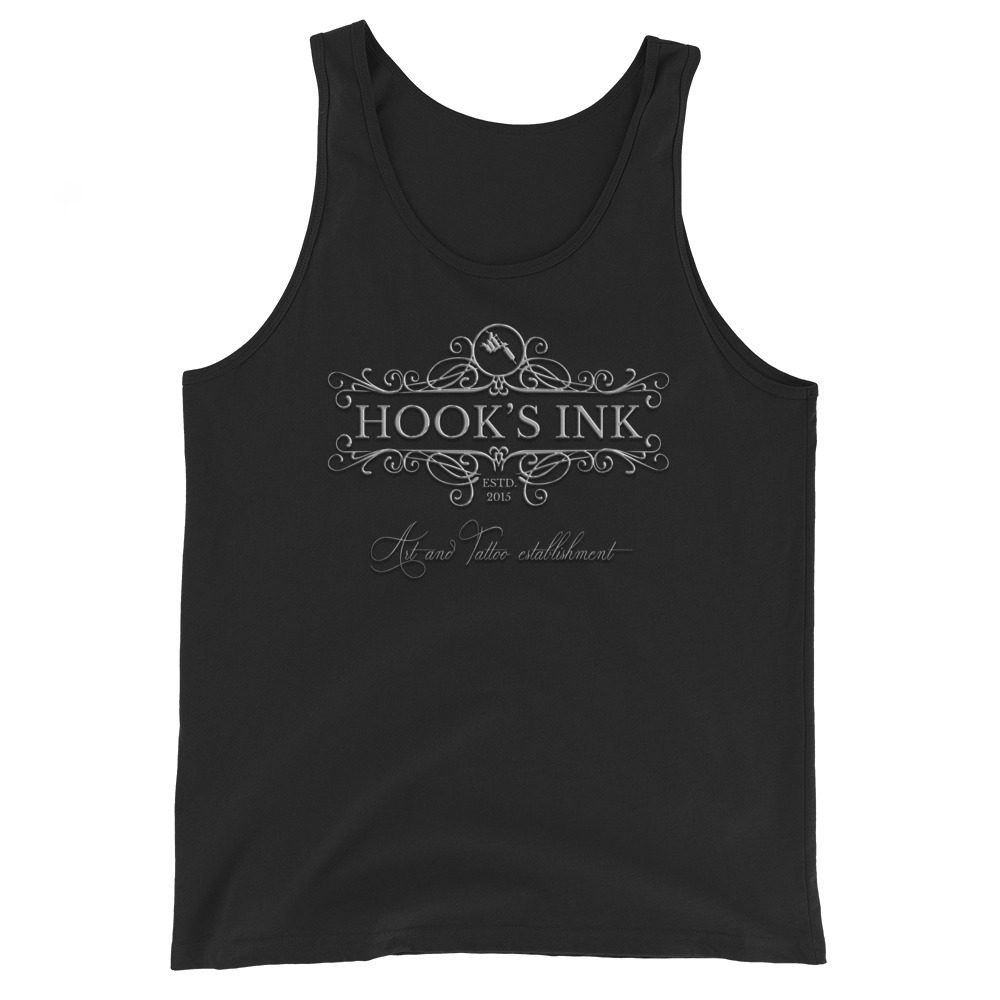 hook's ink tank top black