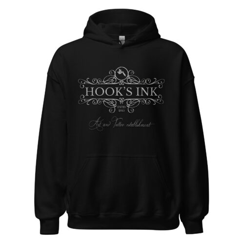 Hook's ink light hoodie eco black