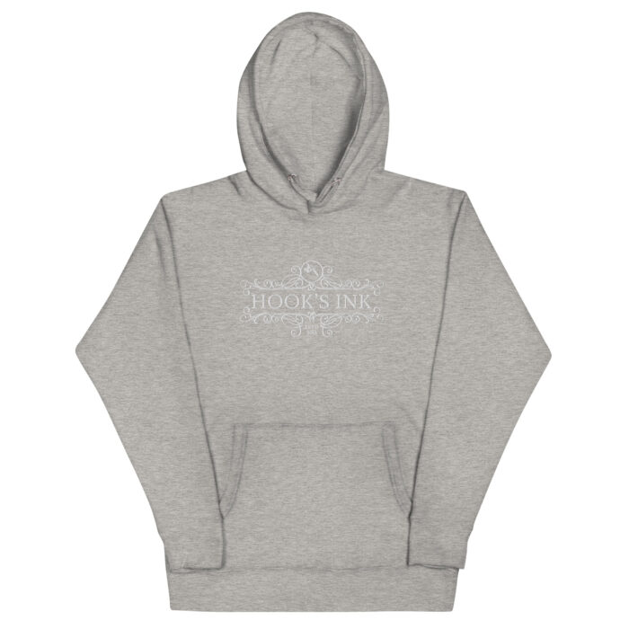 Unisex Hoodie embroided logo in white. (geborduurd) - Afbeelding 12