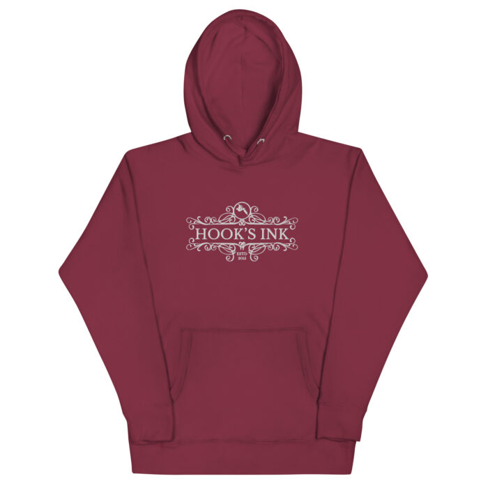 Unisex Hoodie embroided logo in white. (geborduurd) - Afbeelding 6